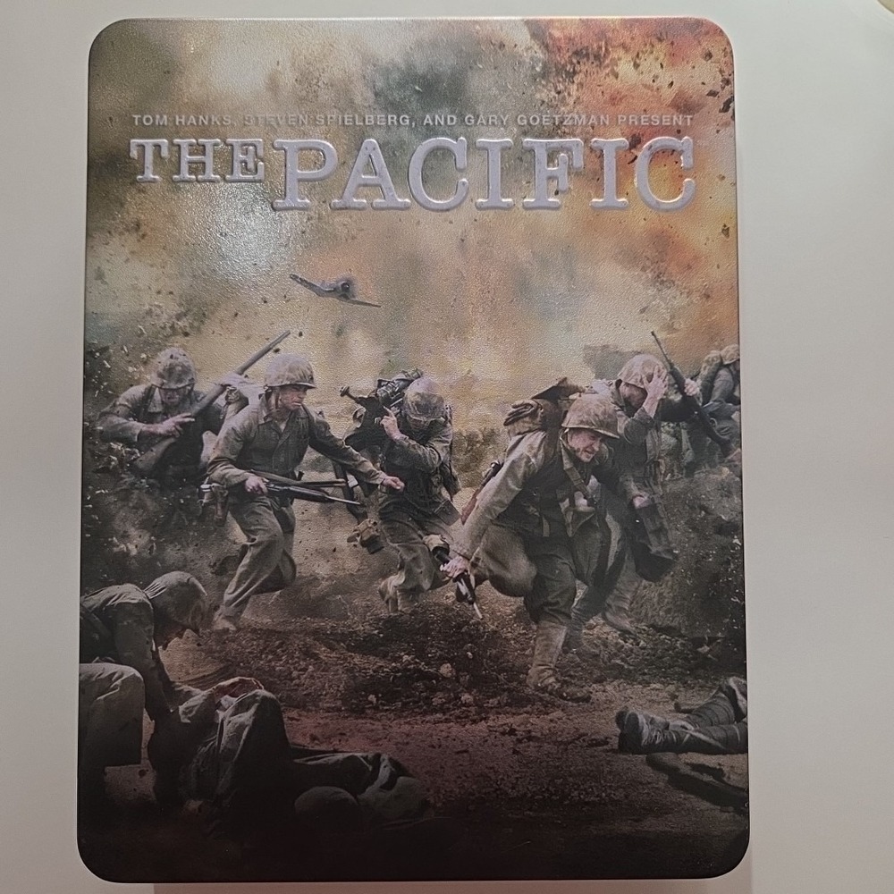 The Pacific HBO Miniseries 6-Disc DVD Set Metal‎ Tin Case Tom Hanks Spielberg